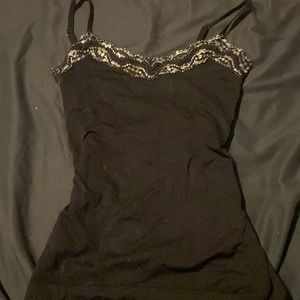 Black and silver formal tank y2k